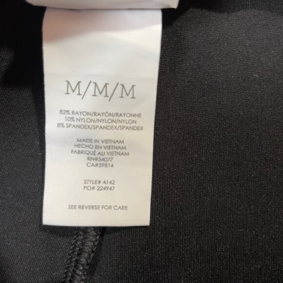 CAbi Lean Leggings Printed Flower Burst on Black Size M Style 4142 - Picture 15 of 16